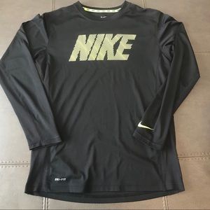 Nike dri-fit boys long sleeve tee